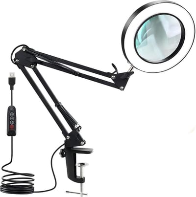ApexArte® Loeplamp met Standaard - Lamp met Led Verlichting