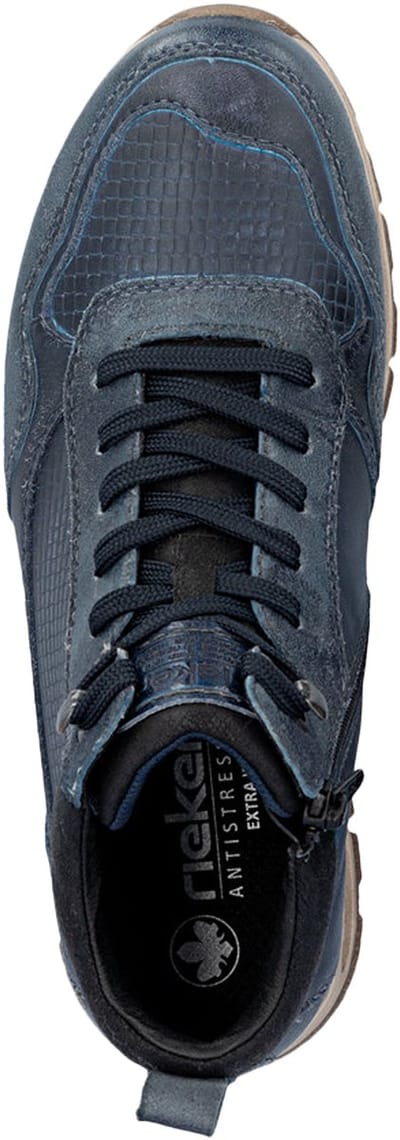 Hoge leren sneakers Kastanie