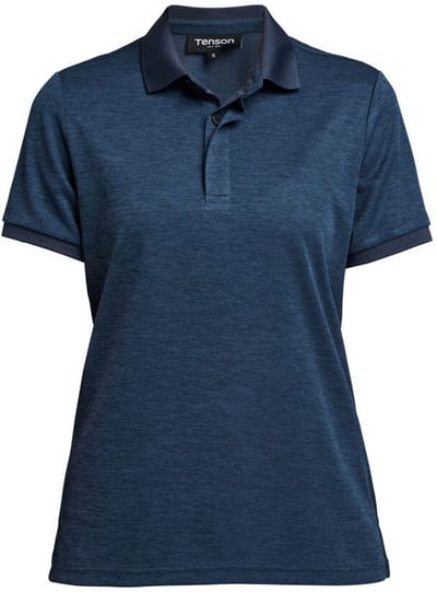Tenson TXlite Melange Polo 465018061 - Donkerblauw - S