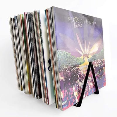 Verte LP Opbergsysteem - Presentatiestandaard voor 50 Vinylplaten - Zwart