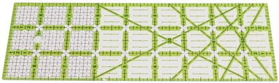 Dailygoods- Quiltstofliniaal Transparant - Acryl Snijliniaal - Nauwkeurig Hoeksnijden - 30/45/60 Graden Markering - Duurzaam Materiaal - Eenvoudige Bediening