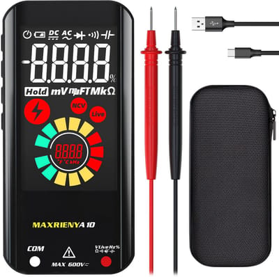 Digitale Multimeter A10 - Slimme Meetinstrument met Automatisch Bereik en Kleurenscherm
