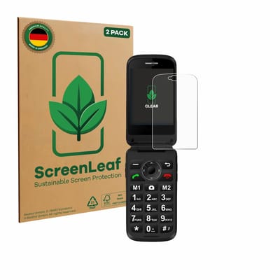 2 Stuks Screenprotector voor Simvalley Mobile XL-970 - Hoogwaardige Beschermfolie transparant