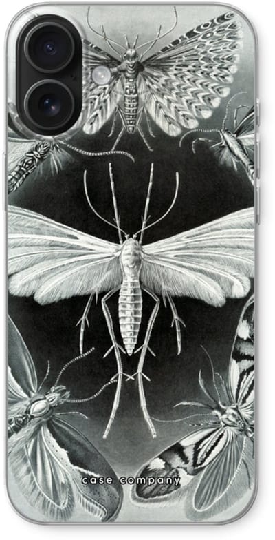 Case Company® - Hoesje geschikt voor iPhone 16 Plus hoesje - Haeckel Tineida - Soft Cover Telefoonhoesje - Bescherming aan alle Kanten en Schermrand