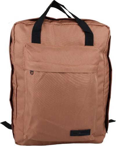 Rugtas Taupe/Roestbruin - 15,6 inch Laptop Rugzak - Schoolrugtas - Rugtas Laptop - Stoere Rugtas