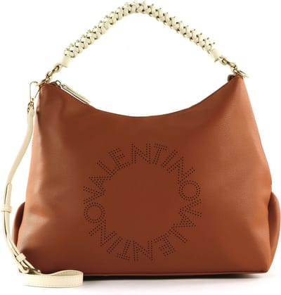 VALENTINO Handtas Schoudertas Starfish Re Hobo Bag Cuoio / Beige Terracotta