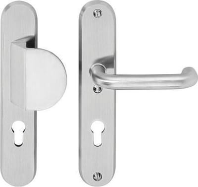 Intersteel SKG*** Veiligheids-voordeurgarnituur - compl. PC72 (SKG) - RVS - 0035.382736
