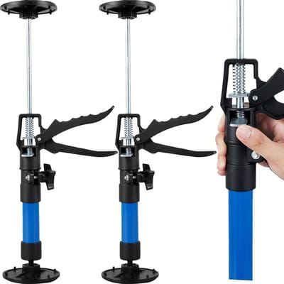 2x Verstelbare Telescopische Steunbalk - Ideaal voor Kastmontage, Deurkozijnen en Gipsplaten (30-59cm)