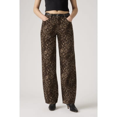 Levi's Baggy Dad Lightweight Jeans Brown Size: W28L32 | Wide-Leg & Flared Pants Outlet | Dames | Bruin