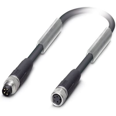 Phoenix Contact 1543511 Sensor/actuator dataconnector, geassembleerd M8 Aantal polen (sensoren): 4 Stekker, recht, Bus, recht 30.00 cm 1 stuk(s)