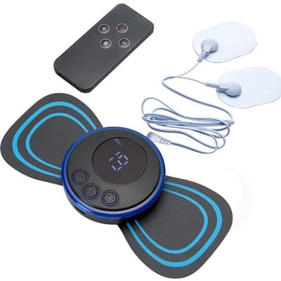 EMS Nekmassager Elektrische Nekrekker Verlichting van Cervicale Spierpijn Schouderontspanning Massagepleister Mini Nekmassagepleister