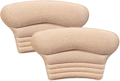 Sodrai Blaarbeschermer - Zachte Hielzool - Hakbeschermers - Premium Hielbeschermers - Anti-slip - Beige - Schoenmaat Universeel - Hiel beschermers - Hielkussens - 2 stuks 1 paar