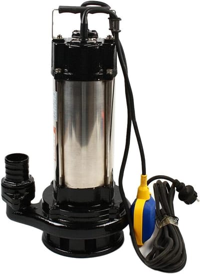 Krachtige Vuilwaterpomp 1500 W - Dompelpomp voor Afvalwater met Roestvrijstalen Vlotters