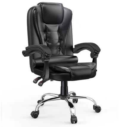 ITRONIQ Bureaustoel Ergonomisch - Verstelbare Bureaustoel - Comfort Stoel met Lendensteun - Voor Kantoor & Thuiswerken - Zwart