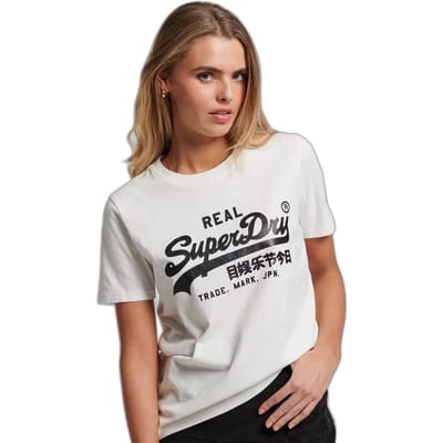 Superdry - Versierd Vintage Logo T-shirt - Dames - T-shirts