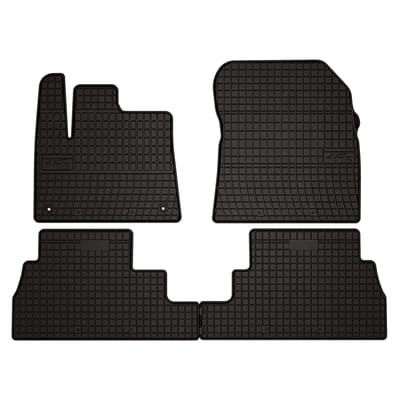 Wielganizator SolidPRO Serie - Auto Vloermatten - Citroen Berlingo III - Zwarte Kleur - Aangepaste Pasvorm