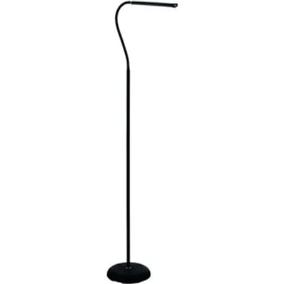 EGLO Laroa Vloerlamp - Staande lamp - Leeslamp - LED - 130 cm - Zwart - Dimbaar