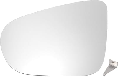 Dailygoods- Buitenspiegelglas Verwarmd - Vervanging voor Volkswagen Golf Mk6 2008-2013 - Touran 2010-2015 - Wit Glas - 18cm Diagonaal - Nieuw - Spiegelglas