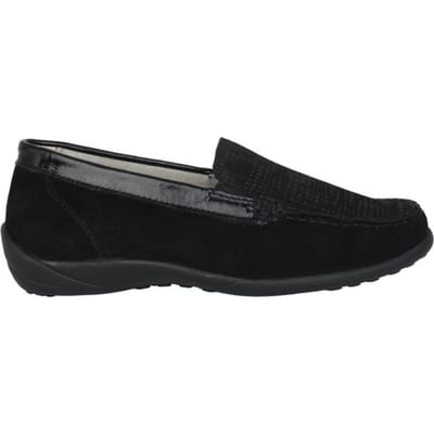 Waldläufer Kläre - dames moccasin - Zwart - maat 36 (EU) 3.5 (UK)