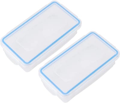 Batterijhouder Doos - Batterij Opbergkoffer - Batterij Bescherming - Lichtgewicht Waterdicht - 9x5x2.4 cm - Transparant