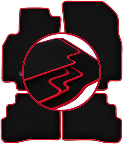 CARLUX-RED automatten voor: Opel Karl hatchback (2015-)