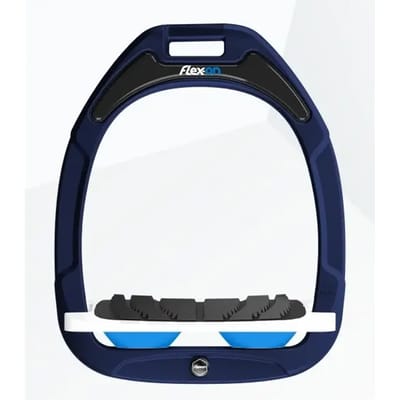 Verstelbare grip stijgbeugels Marine/Wit/Blauw Flex-On Green Composite