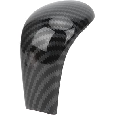 Koolstofvezelstijl Pookknop Cover Geschikt voor Nissan Navara Frontier NP300 2015?2019 black