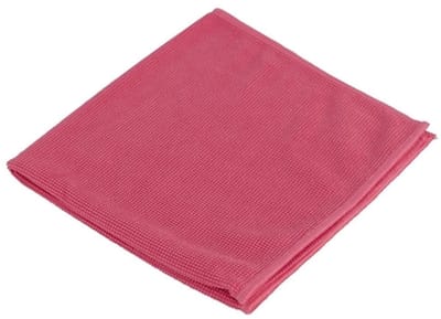 Microvezeldoek prof 40x40cm rood | 20 stuks