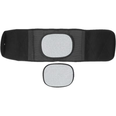 Zelfverwarmende Tailleband Lumbale Bescherming Tailleondersteuning Brace Riem voor Pijnverlichting(M ) M(for 4-6.5kg) gray