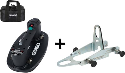 GRABO Plus in Tas + Hefoog V-120 - Elektrische draagbare vacuümzuiger - Handgereedschap - Hefvermogen 120 kg
