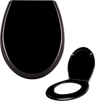 Toiletbril - Zitting Deksel - Badkamer Comfort - Softclose Mechanisme - Universele Maat - Zwart