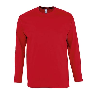 SOL'S T-Shirt Monarch Long Sleeve L241 - Red - L