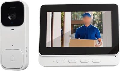 Slimme Video Deurbel met 4,3 inch Display en Draadloze Intercom HD Camera