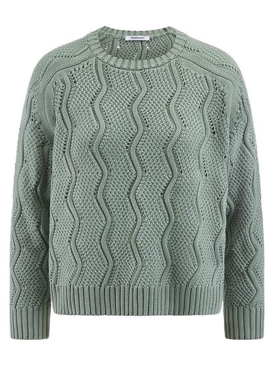 Trui ronde hals 100% SUPIMA-katoen Van Peter Hahn groen