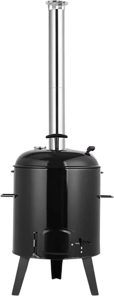 Hongaarse goulash ketel met deksel - 21L - Heksenketel driepoot - Sudderpot - Stoofoven