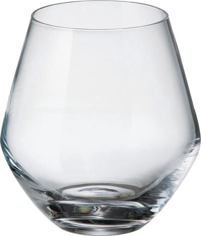 Crystal Bohemia Glazen Grus - Kristal - 500ml - 6 stuks