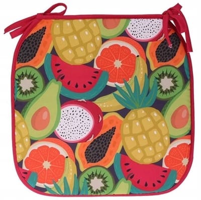 Koopman - Tuinkussen - 38x38 cm - Wodoodporne - Fruitmotief