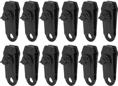 Dailygoods- Bevestigingsclips Sterk - Tentclip - Nylon - Lichtgewicht - 12 Stuks - Voor Kamperen