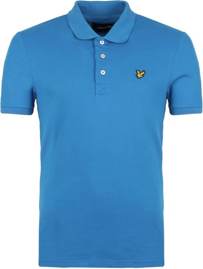 Lyle and Scott Polo Blauw - Maat M - Heren