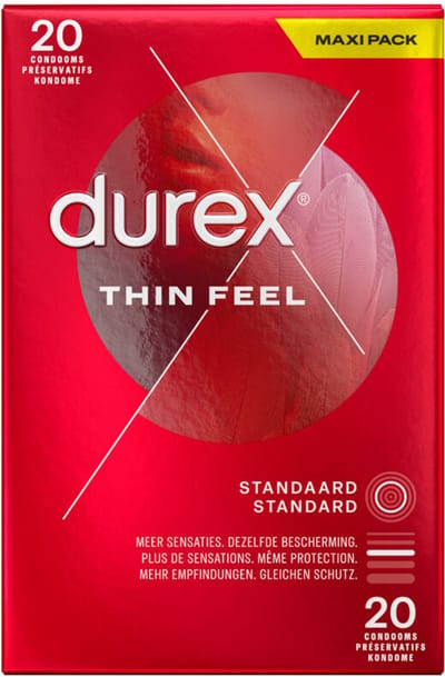 Durex Condooms Thin Feel - 4x 20 stuks