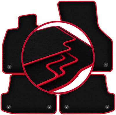 CARLUX-RED automatten voor: Audi A3 8V 3-deurs, sedan, limousine, sportback (2012-)