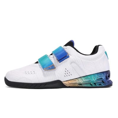 Bovista Powerlift Schoenen - Powerlifter - Weightlifting - Squat - Gewichthef - Gym Schoenen - Sneaker - Wit - Maat 36
