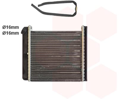 Van Wezel - KACHEL RADIATEUR VOOR OPEL CALIBRA 1989-1997 1843105