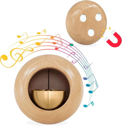 Magnetische Deurbel met Houten Stijl voor Winkels en Deuren