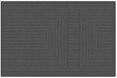 MD Entree - Deurmat - Ribmat - Curves - Square - Anthra - 50 x 80 cm - 100% PET