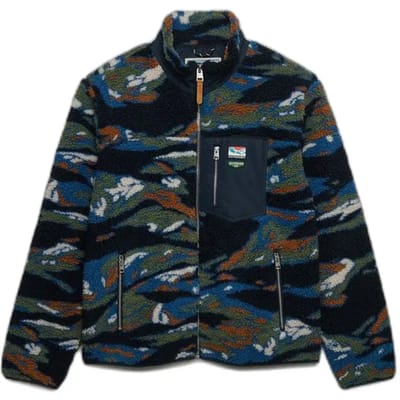 Superdry Jack Terrain Fleece Donkerblauw (navy) - Maat M - Heren