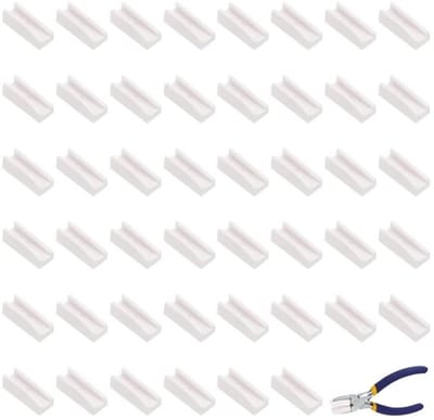 Dailygoody - Plastic Platte Neus Tang Vervanging - 48 Stuks