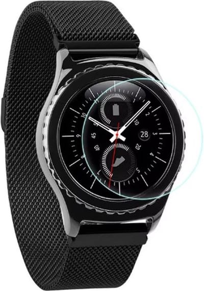 New Age Devi - Bescherm je scherm - Screen protector - 46mm - Transparant - Geschikt voor Samsung Gear S3