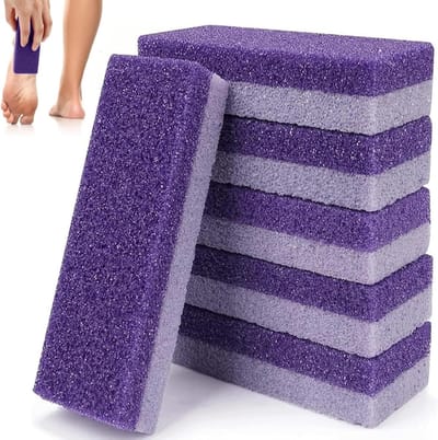 6 Stuks Pumice Stones voor Voeten, Eeltverwijderaar, Huidverzorging en Voetverzorging