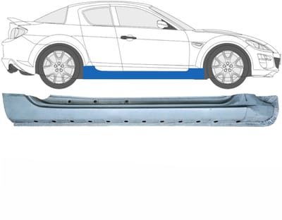 Volledige dorpel voor Mazda RX-8 2003-2012 / Rechts